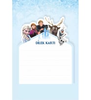 Frozen Karlar Ülkesi Doğum Günü Dilek Kartı 20'li