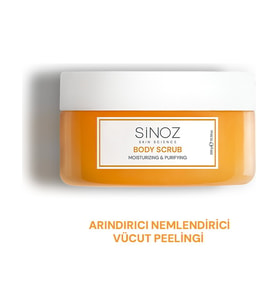 SİNOZ BODY SCRUB BESLEYİCİ ARINDIRICI NEMLENDİRİCİ VÜCUT PEELİNGİ 300 GR