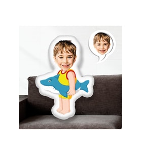 Kişiye Özel Fotoğraflı Minik Tatilci Yastık 115281 50 cm