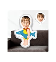 Kişiye Özel Fotoğraflı Minik Tatilci Yastık 115281 50 cm