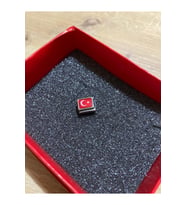 BAYRAK Atatürk Temalı Charm – & Atatürk Silüeti – İtalyan Charm Bileklik Uyumlu Çelik