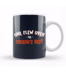 Must Read Book Covers One Flew Over The Cuckoos Nest Text Kupa Bardak Porselen