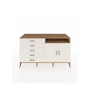 Kronos Konsol 2 Raflı 5 Çekmeceli 2 Kapaklı 176x59x99 Çam-Aytaşı