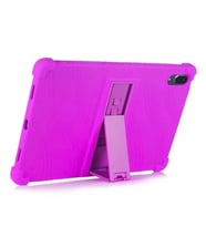ALLY Lenovo Tab P11 Pro TB-J706 Standlı Silikon Kılıf Tablet Kılıfı (Mor)