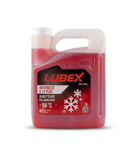 Lubex Antifreeze G-12 Plus -56°C Kırmızı Kullanıma Hazır Antifriz 3 Lt