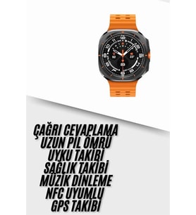 Yeni Nesil Çağrı Cevaplayabilen 47 Mm Titreşimli Çok Fonksiyonlu Akıllı Saat