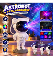 Astronot Galaksi Yıldız Projektörü
