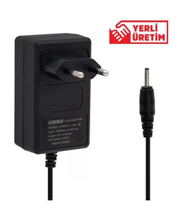 Weko 9 Volt 2 Amper İnce Uç Tablet Pc Adaptörü