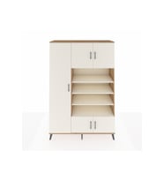Hyperion Gardrop 10 Raflı 5 Kapaklı 132x44x195 Çam-Aytaşı
