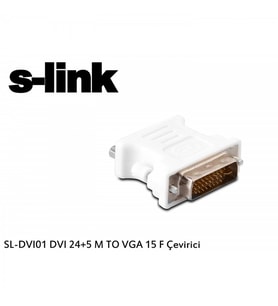 S-LINK S-LINK SL-DVI01 DVI TO VGA 24+5F ÇEVİRİCİ