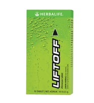Efervesan tablet takviye edici gıda LiftOff® Limon 10 adet, her biri 4.5g