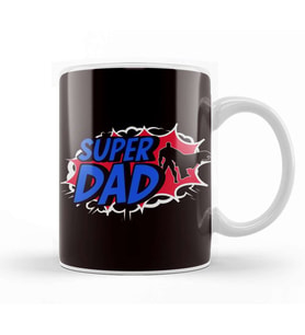 Super Father Dad Daddy Poppa Papa Husband Stepdad Grandpa Kupa Bardak Porselen