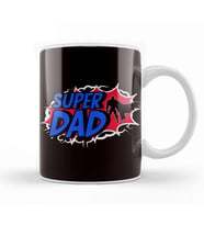 Super Father Dad Daddy Poppa Papa Husband Stepdad Grandpa Kupa Bardak Porselen