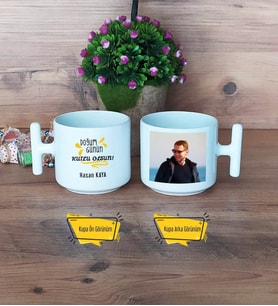 Doğum Günü Hediyesi Kupa Bardak T Fotoğraflı Arkadaşa Anneye Babaya Erkek Kardeşe Ablaya Hediye