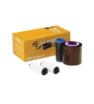 ZXP 7 YMCKO ½ Yarım Panel Renkli Ribon