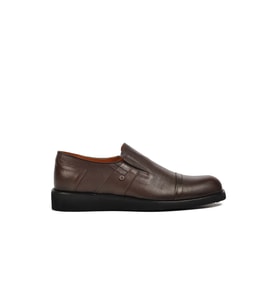 Ayakmod Premium 03256 Kahve Hakiki Deri Erkek Casual Ayakkabı