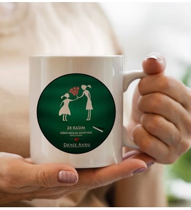 BK Gift Kişiye Özel Öğretmenler Günü Tasarımlı Beyaz Kupa Bardak - 16, Öğretmene Hediye, Öğretmenler Günü