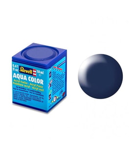 Revell Su Bazlı Maket Boyası 20 ml Dark Blue Silk 36350