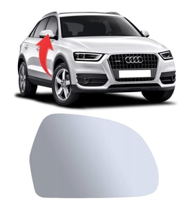 Audi Q3 Sağ Ayna Camı 2011- 8T0857536D