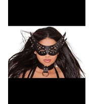 Fantezia Night Fantazi Sivri Uçlu Deri Metalli Maske TG275404-1