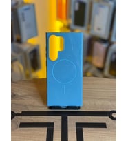 Samsung S24 Ultra Uyumlu İçi Kadife Magsafe Destekli Premium Silikon Kılıf (Turkuaz)