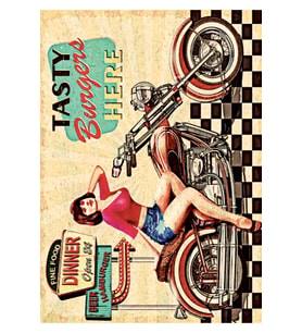 Ahşap MDF Poster (27x18cm)