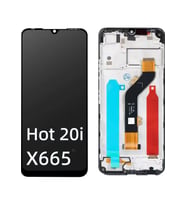 iNfinix Hot 20 i Uyumlu Çıtalı LCD eKRAN + dOKUNMATİK X665