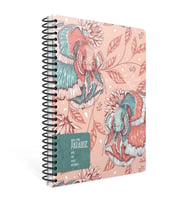 GIPTA PARADISE SPİRALLİ SERT KAPAK 17x24 120YP.KARELİ DEFTER