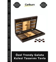 Özel Üretim Hediyelik Dekoratif İstanbul Temalı Tasarım Özel Trendy Galata Kulesi Tasarımı Tavla