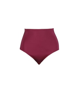 Endeep Kadın Yüksek Bel Bordo Bikini Altı