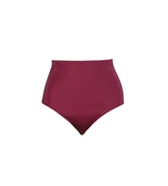 Endeep Kadın Yüksek Bel Bordo Bikini Altı
