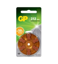 GP ZA312 1.4V Düğme Kulaklık Pili 6'lı Paket
