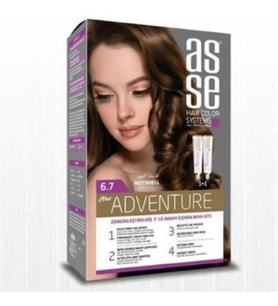 Asse Hair Color System Saç Boyası Fındık Kabuğu No: 6.70