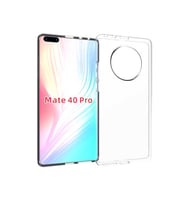 Huawei Mate 40 Pro Uyumlu Kılıf Zore Süper Silikon Kapak (Renksiz)