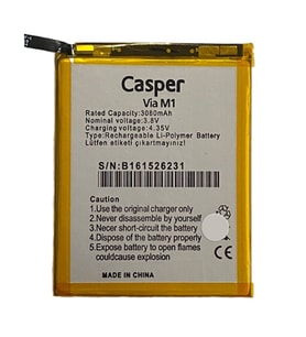 Casper Via M1 Uyumlu Pil Sıfır - Servis