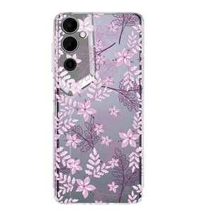 PrintiFy Tecno Pova Neo 2 Uyumlu Kamera Korumalı Floral Pudra Tasarımlı Şeffaf Silikon Kılıf