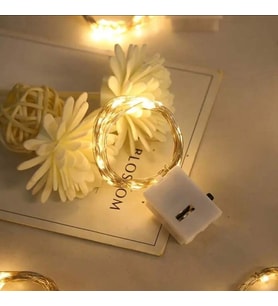 2m Pilli Peri Led Beyaz Işık