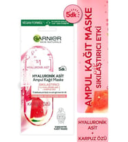 Garnier Hyaluronik Asit Sıkılaştırıcı Ampul Kağıt Yüz Maskesi