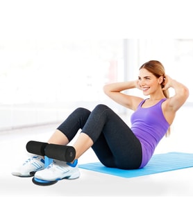 Vantuzlu Mekik Çekme Aleti Vakumlu Fitness Spor Karın Kası Çalıştırma Aleti Ücretsiz Kargo (Siyah)