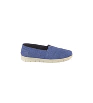 Erkek Keten Espadril Ayakkabı (Mavi)