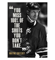 Wayne Gretzky Ifade Tablo Ahşap Poster Dekoratif