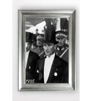 Gümüş Çerçeveli Atatürk Tablo cv874