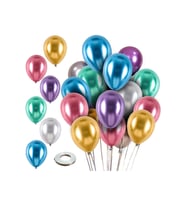 Krom Parti Balonları 10 Inç Doğum Günü Bebek Duş Mezuniyet Partisi Özel Balon 10lu