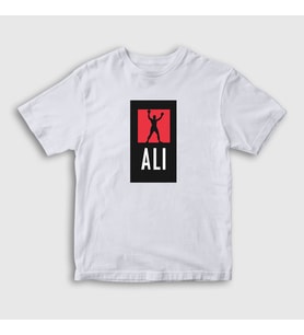 Presmono Unisex Çocuk Beyaz Victory Muhammed Ali T-Shirt 230947tt (Beyaz)