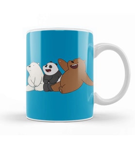 We Bare Bears 05 Kupa Bardak Porselen