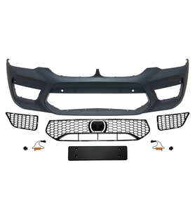 BMW G30 2017-2020 Komple Tampon Ön PDCli Accli Araç M5 F90 Style 51118073720 Wender