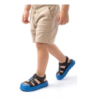 Kindep (Kids) Kaymaz Taban Çocuk Sandalet SİYAH