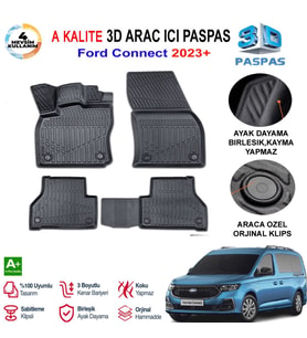 Ford Connect  3D Paspas Havuzlu Pro 2023 Sonrası