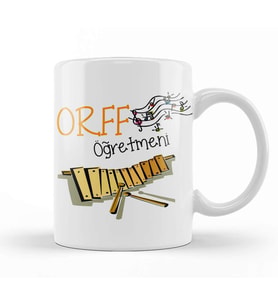 Orff Öğretmeni Kupa Bardak Porselen