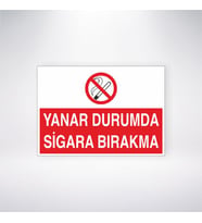 Yanar Durumda Sigara Bırakma